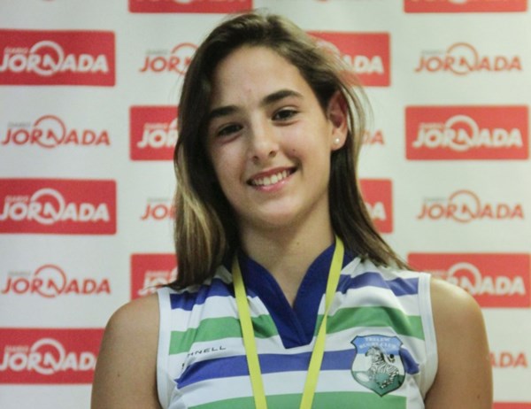 Agustina Coll sonríe al igual que el año 2014 le sonrió a ella.