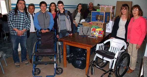Proyecto solidario. Donaciones, trabajo conjunto y compromiso, todo listo para el viaje a la meseta.