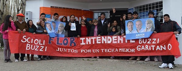 El compañero de fórmula del gobernador Martín Buzzi se fue a recorrer el interior provincial en el cierre.