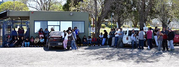 Siempre una protesta. Los trabajadores de la pesca quieren que la exAlpesca se reactive del todo en Madryn. 