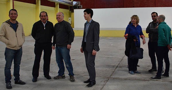 Espacio. Por primera vez el Eisteddfod se realizará en el predio Ferial. Los organizadores visitaron el lugar.
