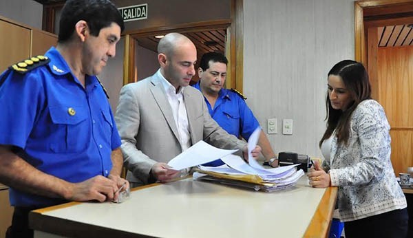 Presentación. Bustos, Massoni y Bidera, en la Procuración General. 