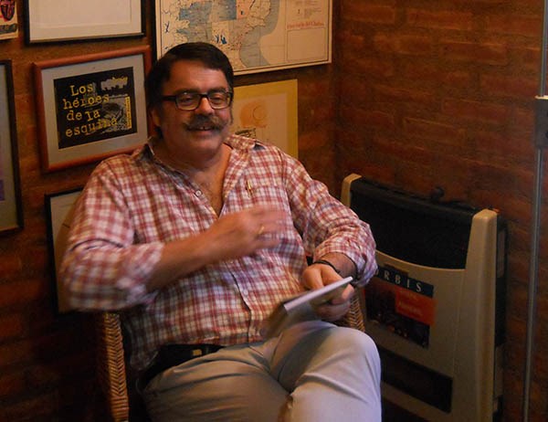 El escritor Sergio Pravaz dará a conocer “El tumbador de árboles“.