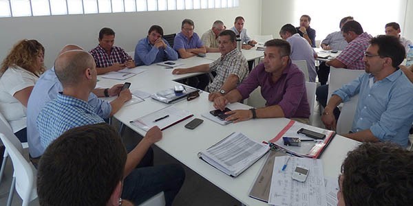 Discusión. Una postal de un nuevo encuentro de la futura conducción provincial que asume en diciembre. 