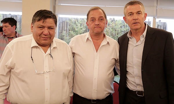 Trabajo. Ávila y Linares, protagonistas de las gestiones en Nación.
