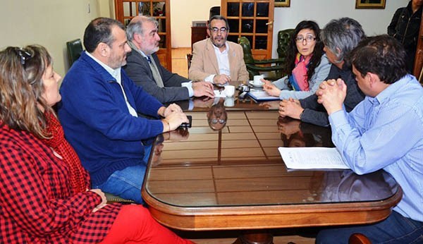 Encuentro en Comodoro Rivadavia en el que se presentó el proyecto.