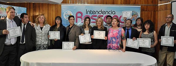 Proclamados. Una postal de los funcionarios que recibieron sus diplomas antes del acto de asunción.