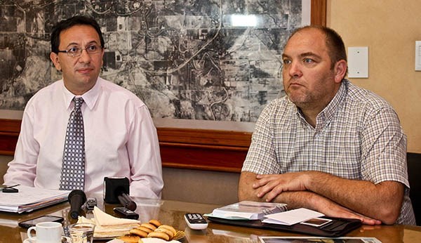 El intendente escuchó al referente de Cambiemos en la ciudad.