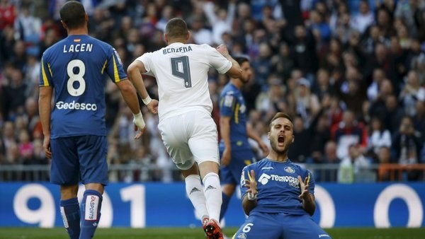 Real Madrid goleó al Getafe y se ilusiona con pelear la Liga BBVA.