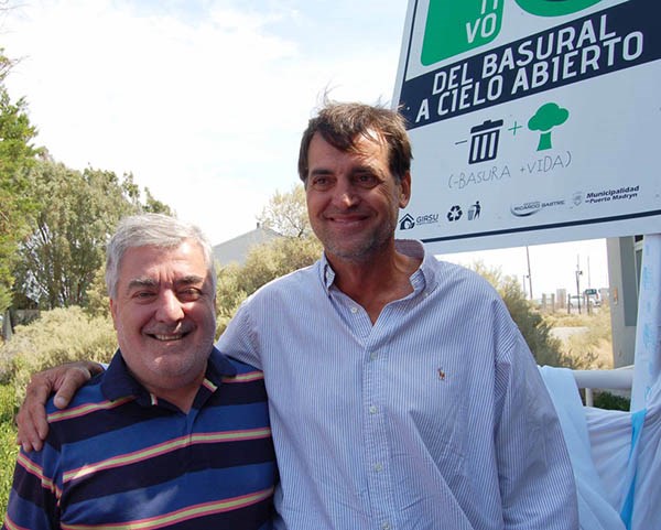 Mario Das Neves junto a Ignacio Agulleiro.