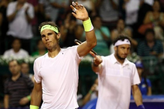 Mónaco reconoce a su amigo Nadal. Ambos se lucieron en el Argentina Open.