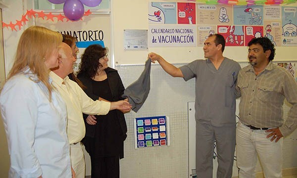 El acto se realizó en la sede del CAPS “Dr. René Favaloro”.