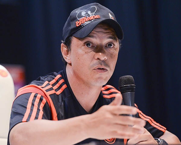 Marcelo Gallardo confió en los mismos once que cayeron ante Boca.