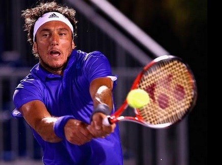 Mónaco tuvo que batallar más de la cuenta para vencer a Ruben Bemelmans 7-5 6-7 (4) 6-4.