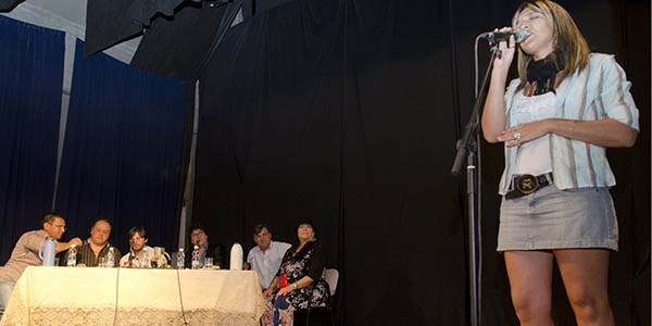 Evento. Mediavilla y Pérez Catán se reunieron con los 23 participantes preseleccionados para la semifinal.