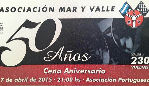 Las entradas para la Cena Aniversario ya están a la venta en el club.
