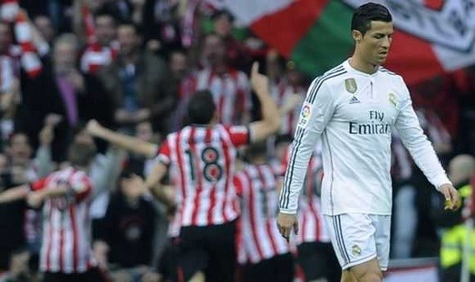 Con gol de Aduriz a los 26' del primer tiempo, los vascos vencieron al Real de CR7.
