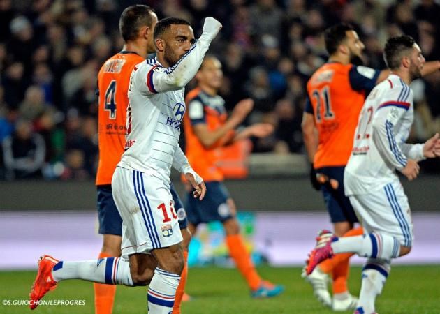 Lyon empezó perdiendo pero lo dio vuelta y terminó goleando.