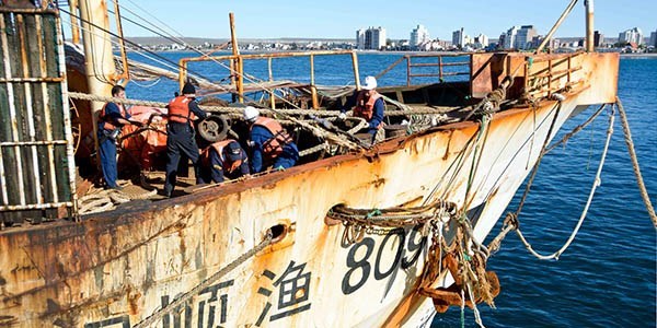 Los marineros del buque chino arribaron al puerto. Declararán ante la justicia federal.