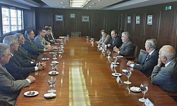 Reunión. La CAC se comprometió a organizar capacitaciones en Chubut.