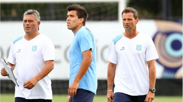 Cocca recupera soldados: Lollo y Gastón Díaz se entrenaron a la par.