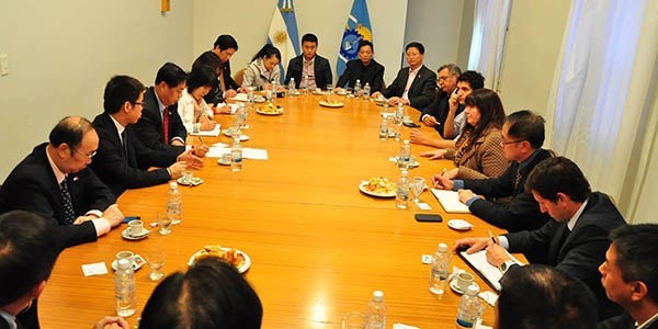 La delegación china se mostró interesada en todo lo que hace a la industria naval, según se indicó.