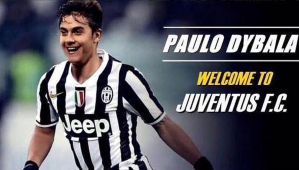 En Turín ya le dan la bienvenida a Dybala que será compañero de Tévez.