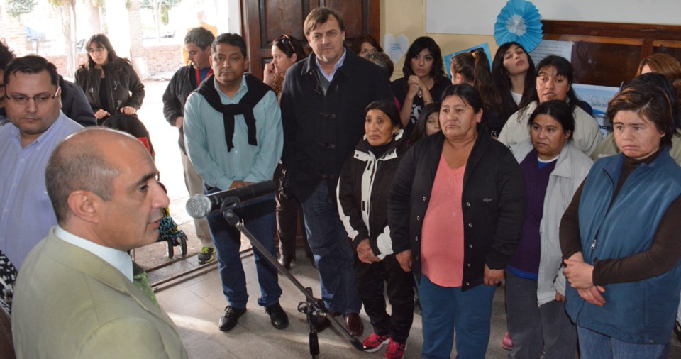 Donación. El coordinador en Chubut de INCUCAI, Jorge Vecchio, participó de una jornada de concientización.