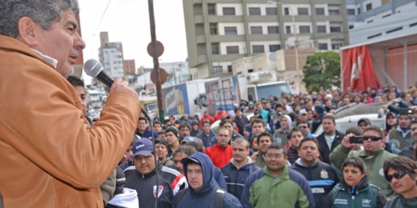 Apoyo masivo. Taboada recibió el aval de miles de camioneros.
