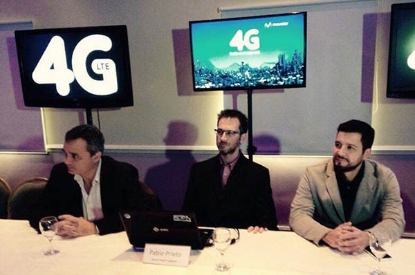 Llegó el 4G. Autoridades regionales destacaron la inversión que realiza Movistar en la provincia del Chubut.