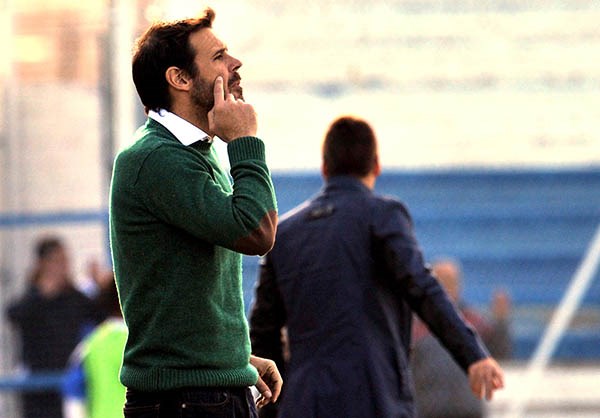 Andrés Yllana, en el último partido que dirigió en Brown. Fue el 3-3 ante Los Andes, el último domingo.