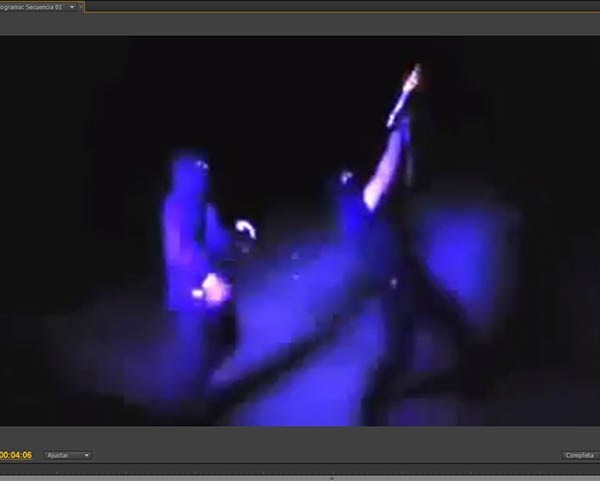 Una imagen del video grabado por un celular que sacudió Internet.