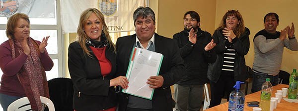 Durante un almuerzo en el SEC compartido con el SOMU, la intendente Artero hizo el anuncio .