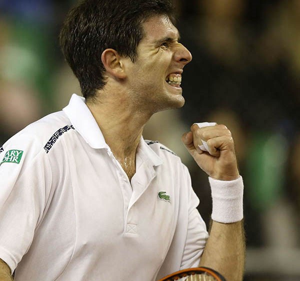 Puño apretado. Federico Delbonis superó a Troicki y puso la serie 2-0.