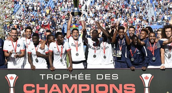 El PSG festejó en Canadá al vencer al Lyon y ganar la Supercopa de Francia.