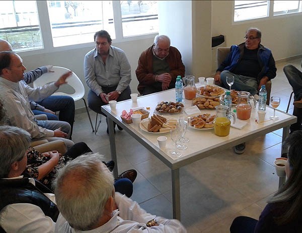 El desayuno se realizó en la sede de la Fundación Pensar.