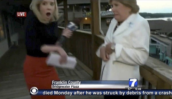 Momento en que la periodista Alison Parker es baleada por su agresor