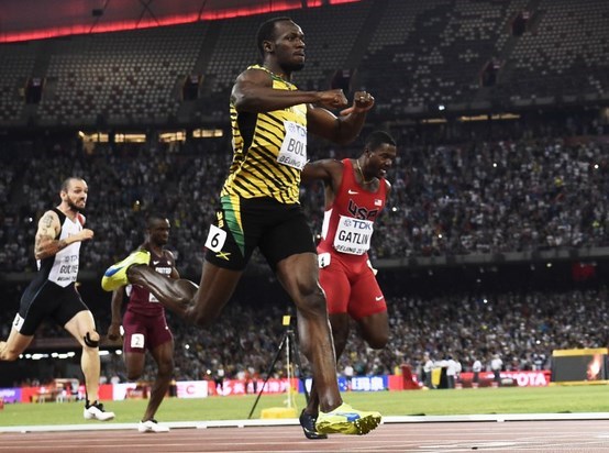 Nadie puede con Usain Bolt en carreras de velocidad.