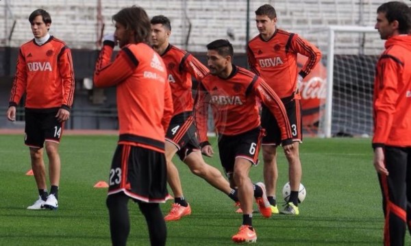 Casco se entrenó con sus nuevos compañeros y debutará ante Boca.