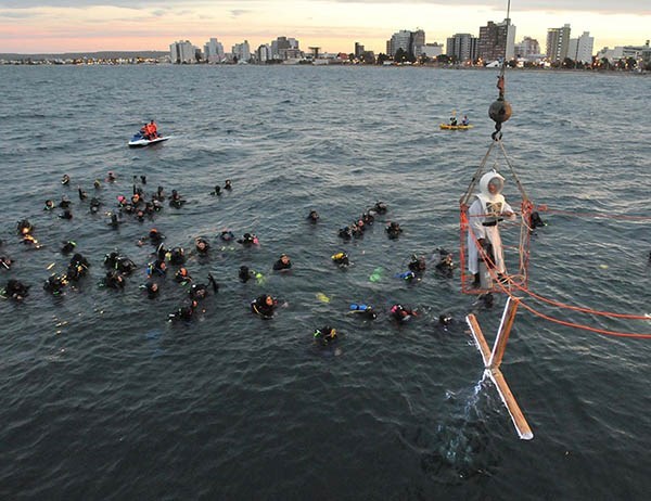 El Vía Crucis Submarino cumplirá 13 ediciones este año.