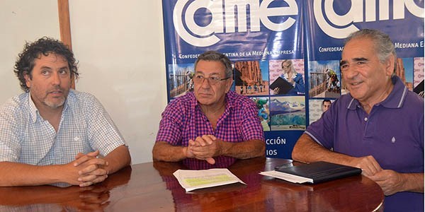 Voceros. La cúpula mercantil y la necesidad de una ley que permita que los proveedores cobren rápido.
