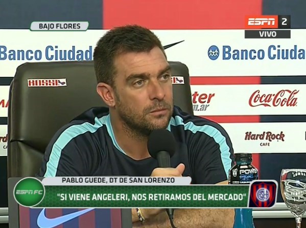 Angeleri trata de rescindir el contrato con Málaga y podría convertirse en jugador de Estudiantes a pesar del deseo de Guede.