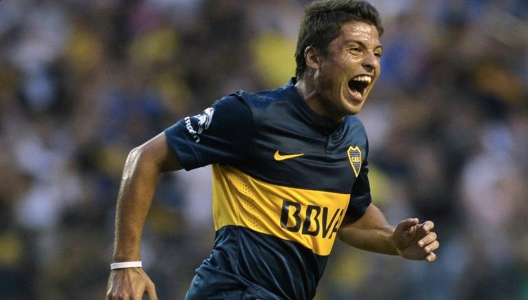 Con poco lugar en Boca, el delantero Palacios podría emigrar al fútbol mexicano.