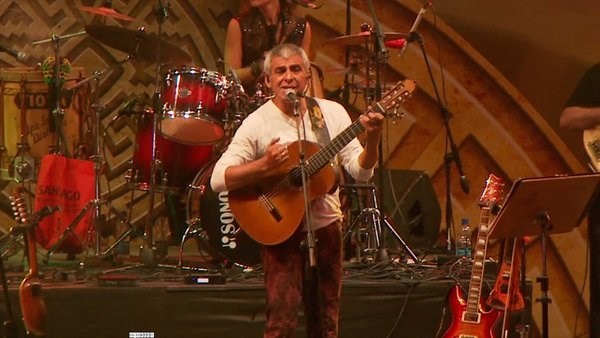 Peteco Carabajal culpó al gobierno por la poca gente que hay en Cosquín.