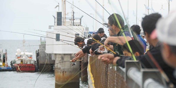 Sin dudas, el torneo de pesca fue el principal motivador para que los vecinos se acercaran al Muelle.