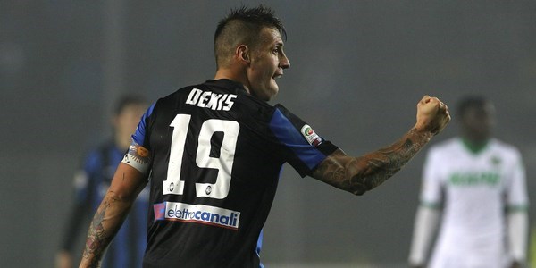 Con todo listo para volver al Rojo, Denis marcó un gol de despedida en Atalanta.