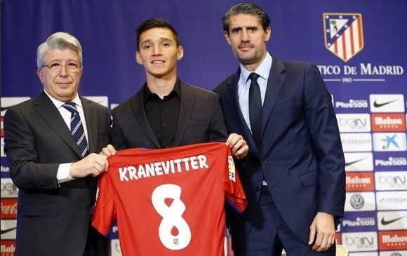 Matías Kranevitter fue presentado como nuevo jugador del Atlético de Madrid. El ex River usará el número 8. 