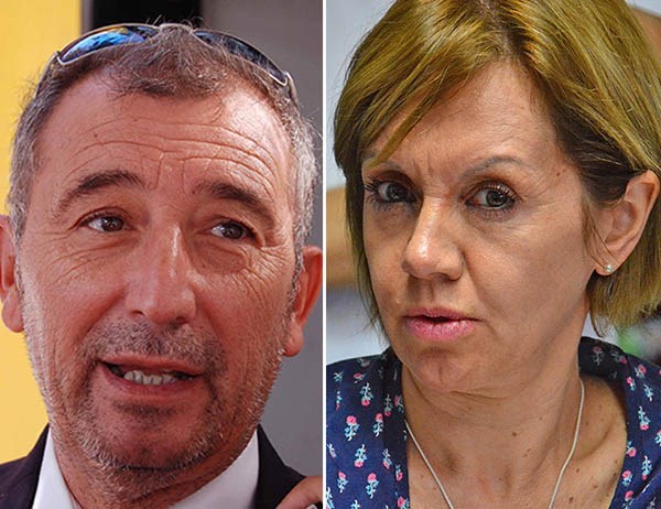 Dúo. Báez y Pereira ya tomaron una decisión fuerte con la denuncia.