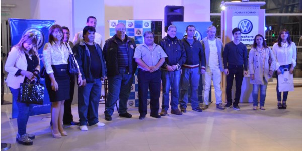 Durante el acto realizado en Trelew fueron adjudicados 16.000 personas del  AutoAhorro Volkswagen.