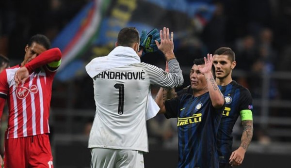 La afición del Inter no cargó contra Icardi en San Siro.